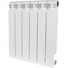 Stout ALPHA 500 10 секций радиатор биметаллический боковое подключение (белый RAL 9016)