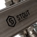 Stout Коллектор из нержавеющей стали для радиаторной разводки 6 вых.