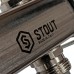 Stout Коллектор из нержавеющей стали для радиаторной разводки 11 вых.