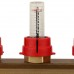 Stout Распределительный коллектор из латуни с расходомерами 3 вых.