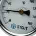 Stout Термометр биметаллический с погружной гильзой. Корпус Dn 63 мм, гильза 50 мм 1/2" 160
