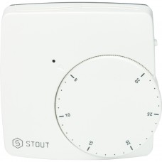Stout Термостат комнатный электронный WFHT-DUAL включ. дистанционный датчик «в пол» L=3 м