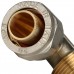 Stout Угольник-переходник с наружной резьбой 3/4"х20 для металлопластиковых труб винтовой